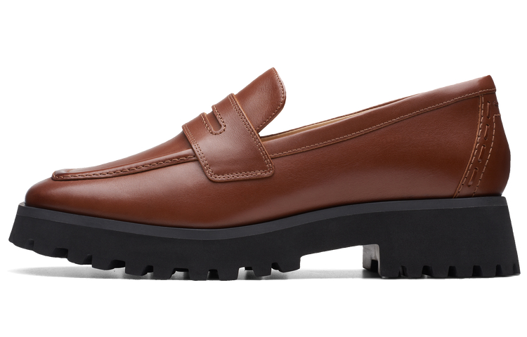 Clarks Повседневные туфли Trendy Series женские темно-коричневые