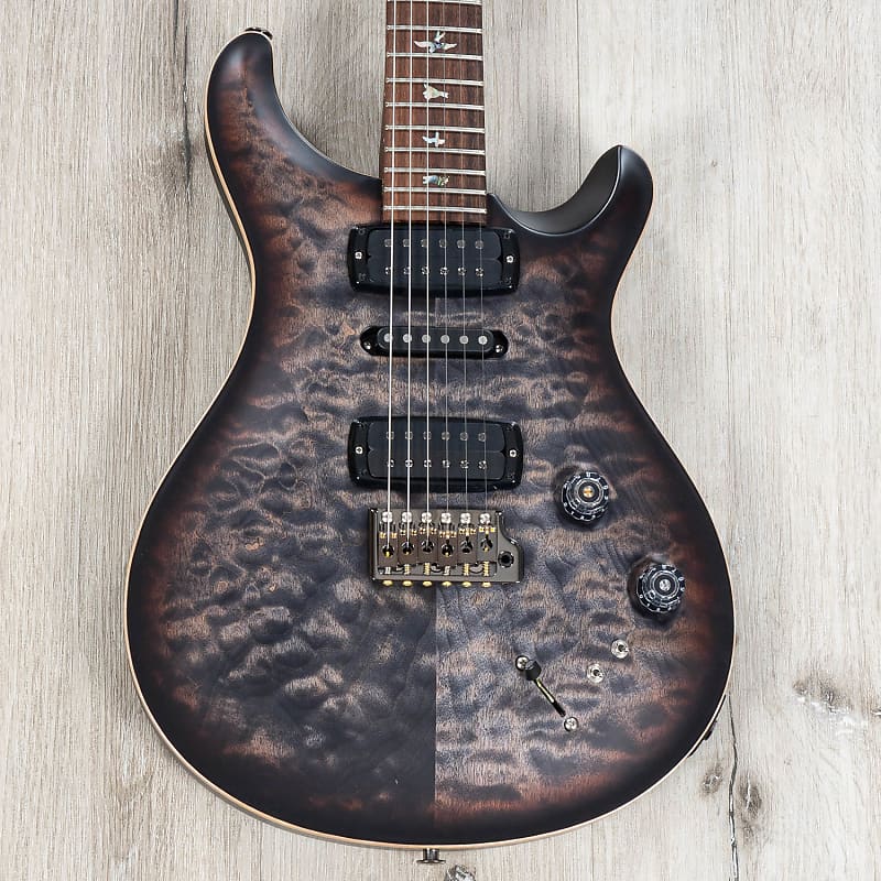 

Электрогитара PRS Paul Reed Smith Wood Library Modern Eagle V Guitar, Brazilian Rosewood, Satin Charcoal Tri-Color