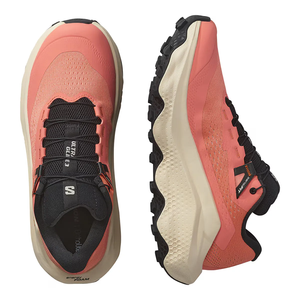 Женские кроссовки для трейлраннинга ULTRA GLIDE 3 W SALOMON, оранжевый — фото 4