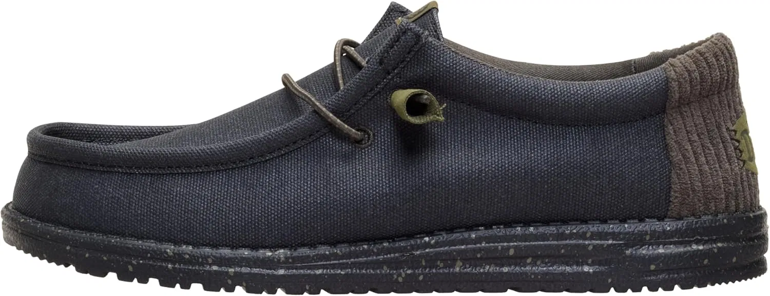Мокасины мужские HEYDUDE, Waxed Casual Black/Black