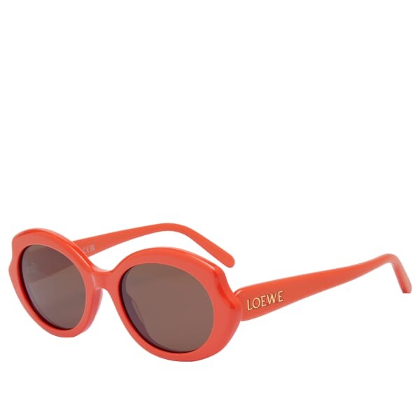 

Тонкие солнцезащитные очки Loewe Loewe Eyewear, коричневый