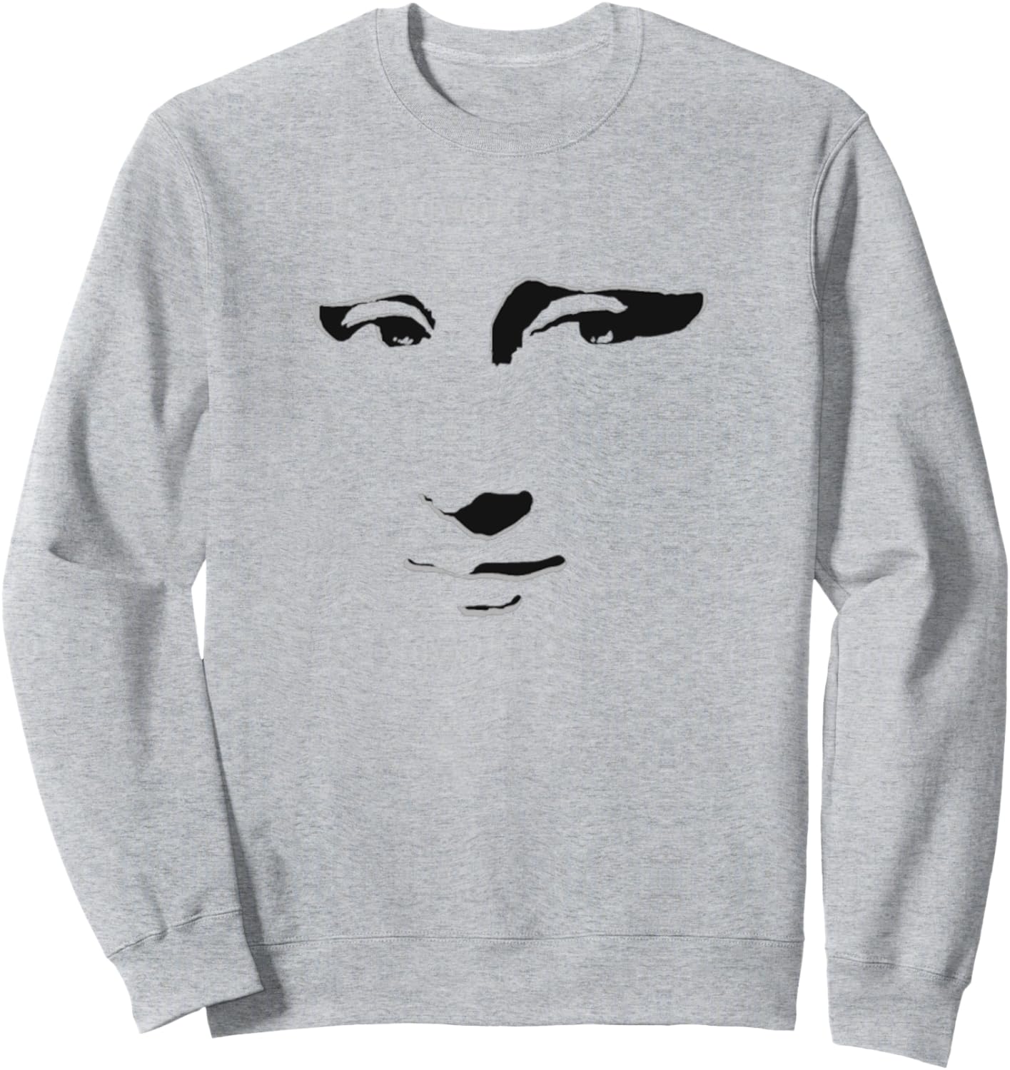 

Минималистичная толстовка с крупным планом Мона Лиза Global Citizen, серый