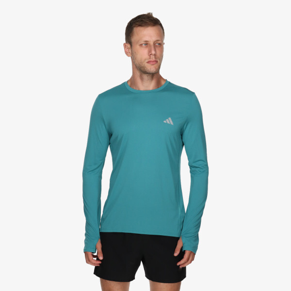 

Футболка Run It с длинными рукавами Adidas, синий