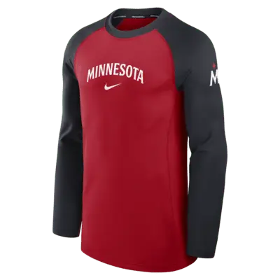 

Лонгслив Nike Minnesota Twins Authentic Collection Game Time, красный