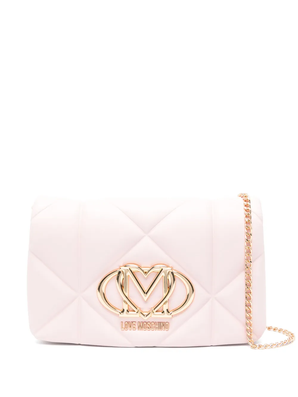 

Сумка через плечо с логотипом Love Moschino, розовый