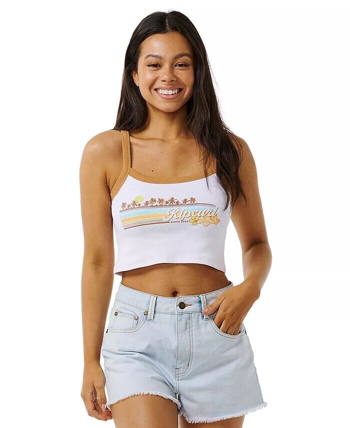 

Детская майка Sunset для подростков Rip Curl, белый