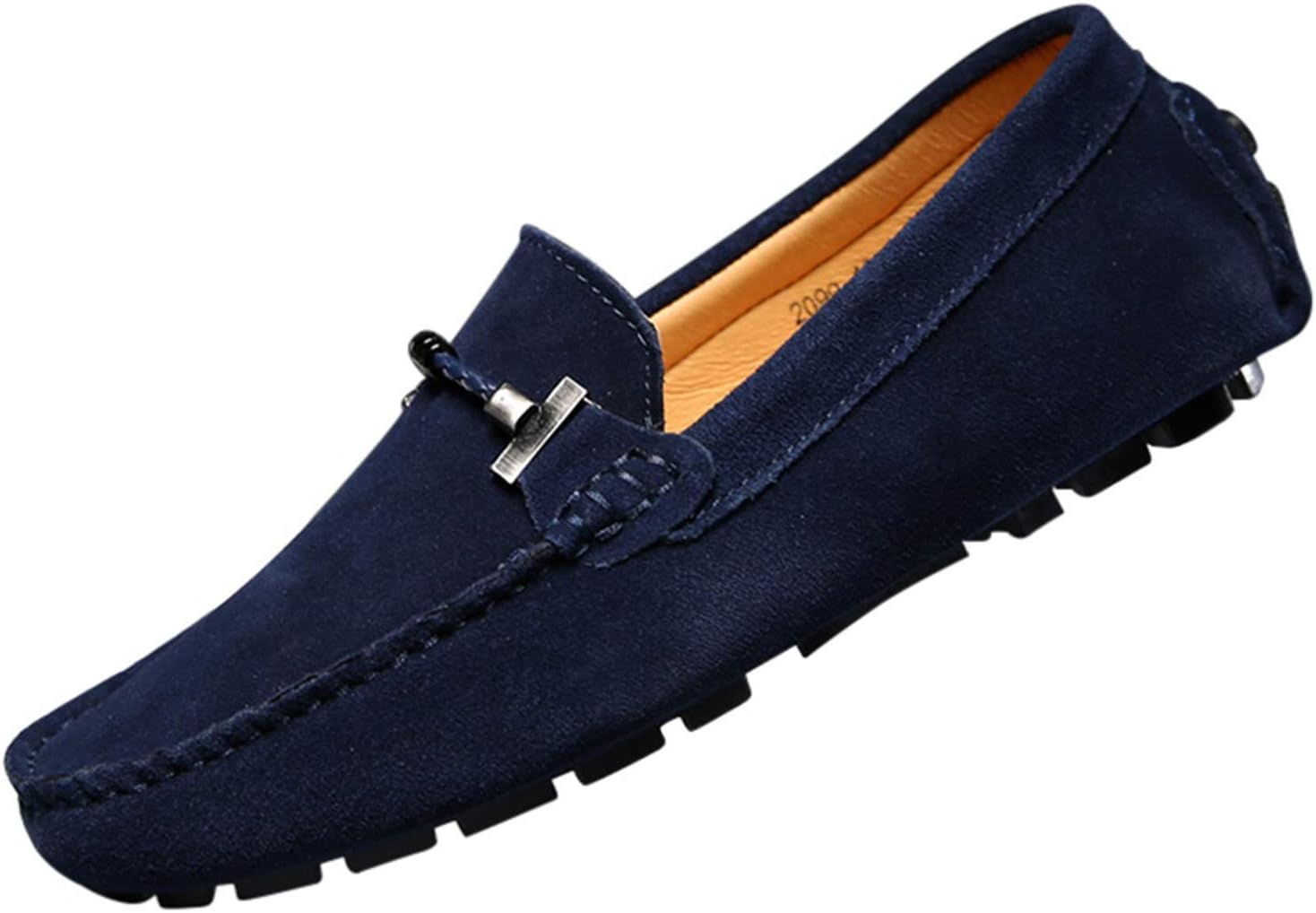 

Мокасины Santimon Mens на каждый день из замши, темно-синий