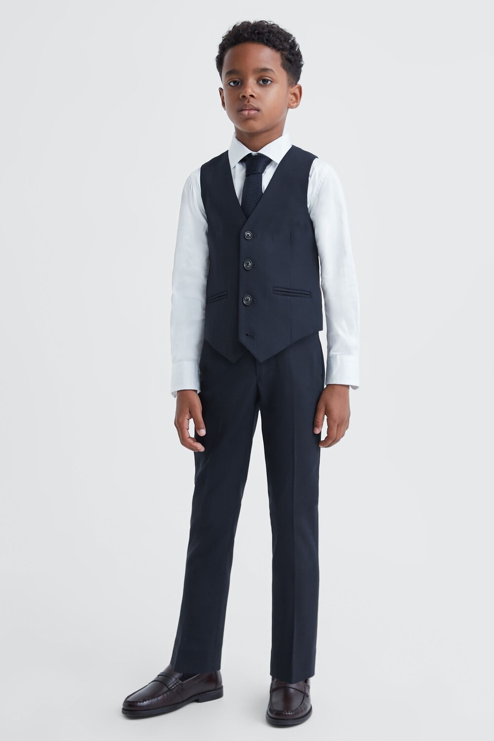 

Жилет Hope из смесовой шерсти Reiss, синий
