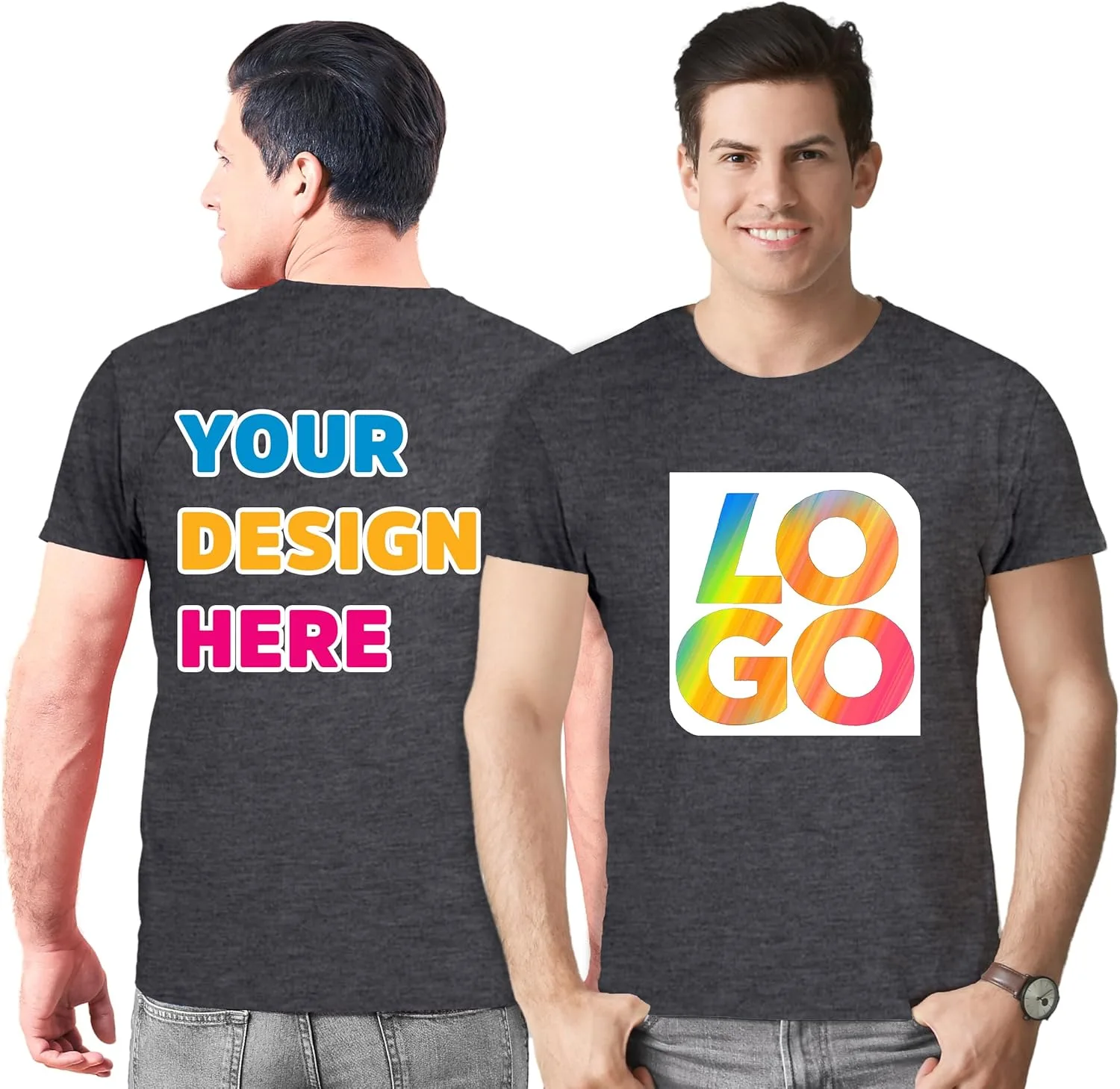 

Футболка Softstyle 4.5 Oz с полноцветной печатью для мероприятий USMG