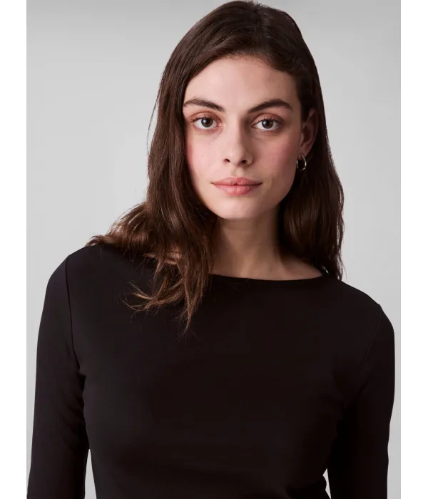 Блуза Slim fit Calvin Klein, черный — фото 4