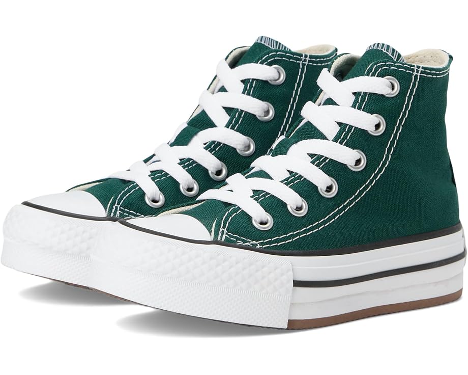 

Кроссовки Converse Kids Chuck Taylor All Star Eva Lift, цвет Green Envy/White/Natural Ivory