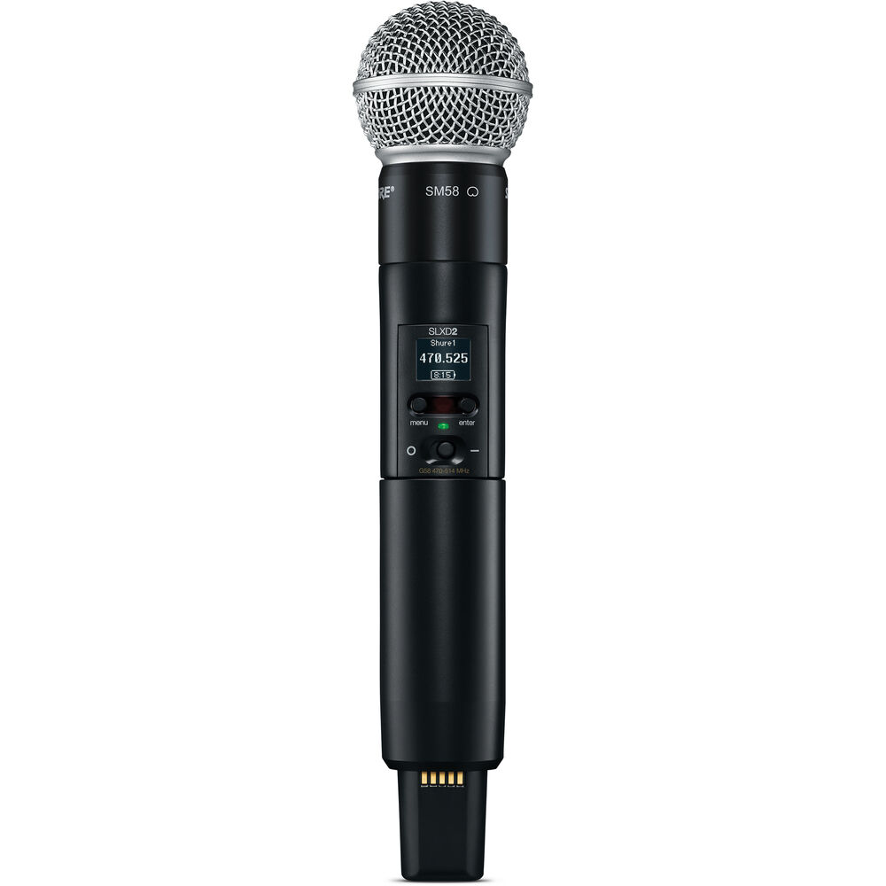 

Беспроводной передатчик Shure SLXD2/SM58 Digital Wireless Handheld SLXD2/SM58-H55