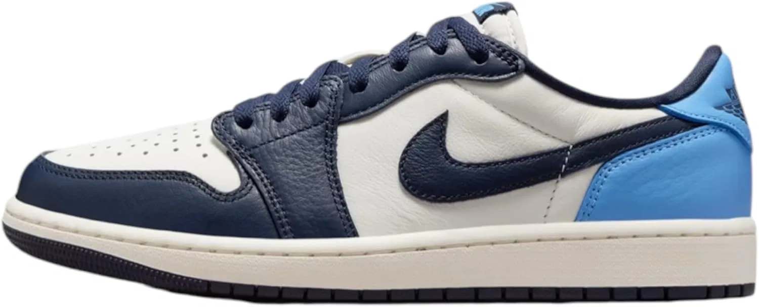 Мужские кроссовки Nike Air Jordan 1 Retro Low OG, Obsidian/University Blue/Sail