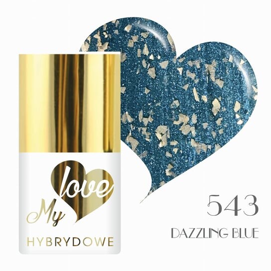 

Гибридный лак Mylove UV/Led 543 Dazzling Blue, SUNFLOWER