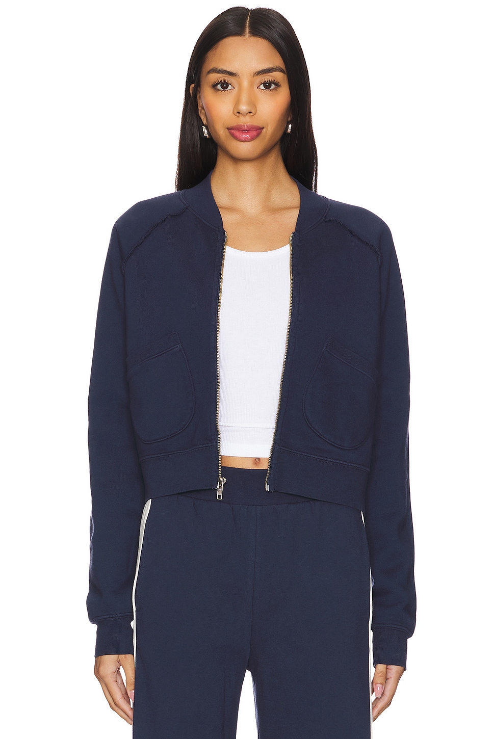 

Куртка-Бомбер fox на молнии спереди Nsf, синий