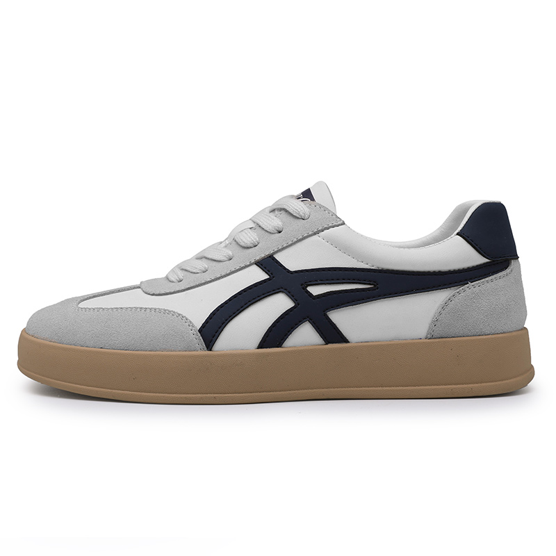 

Низкие, износостойкие, противоскользящие мужские кроссовки Locke, White Blue