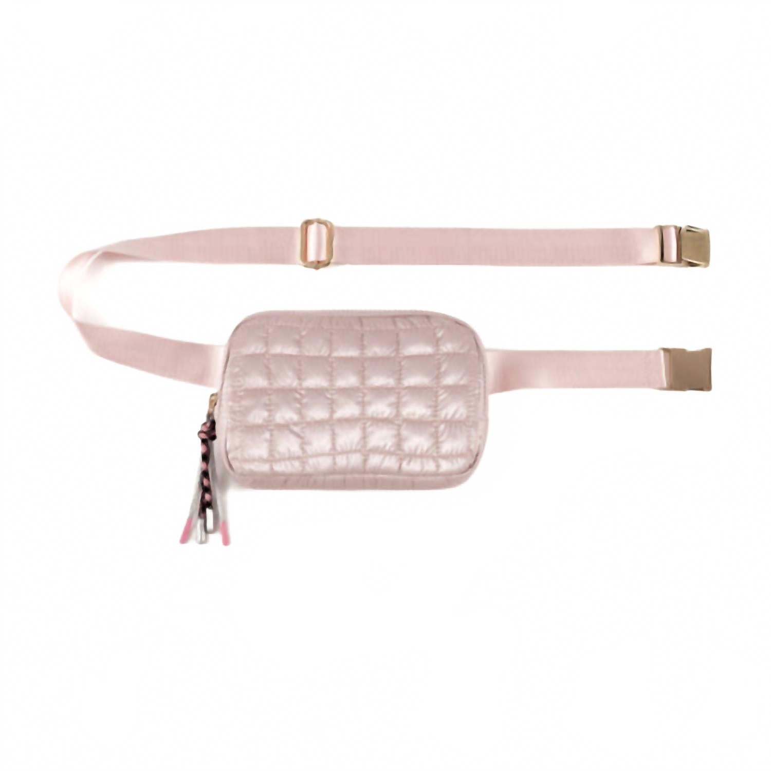 

Сумка-пояс Logan в розовом цвете Shiraleah