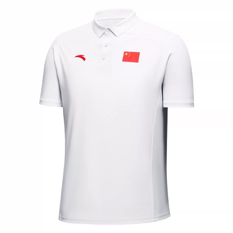 

Рубашка-поло унисекс из коллекции Anta Sports Life Snowflake White