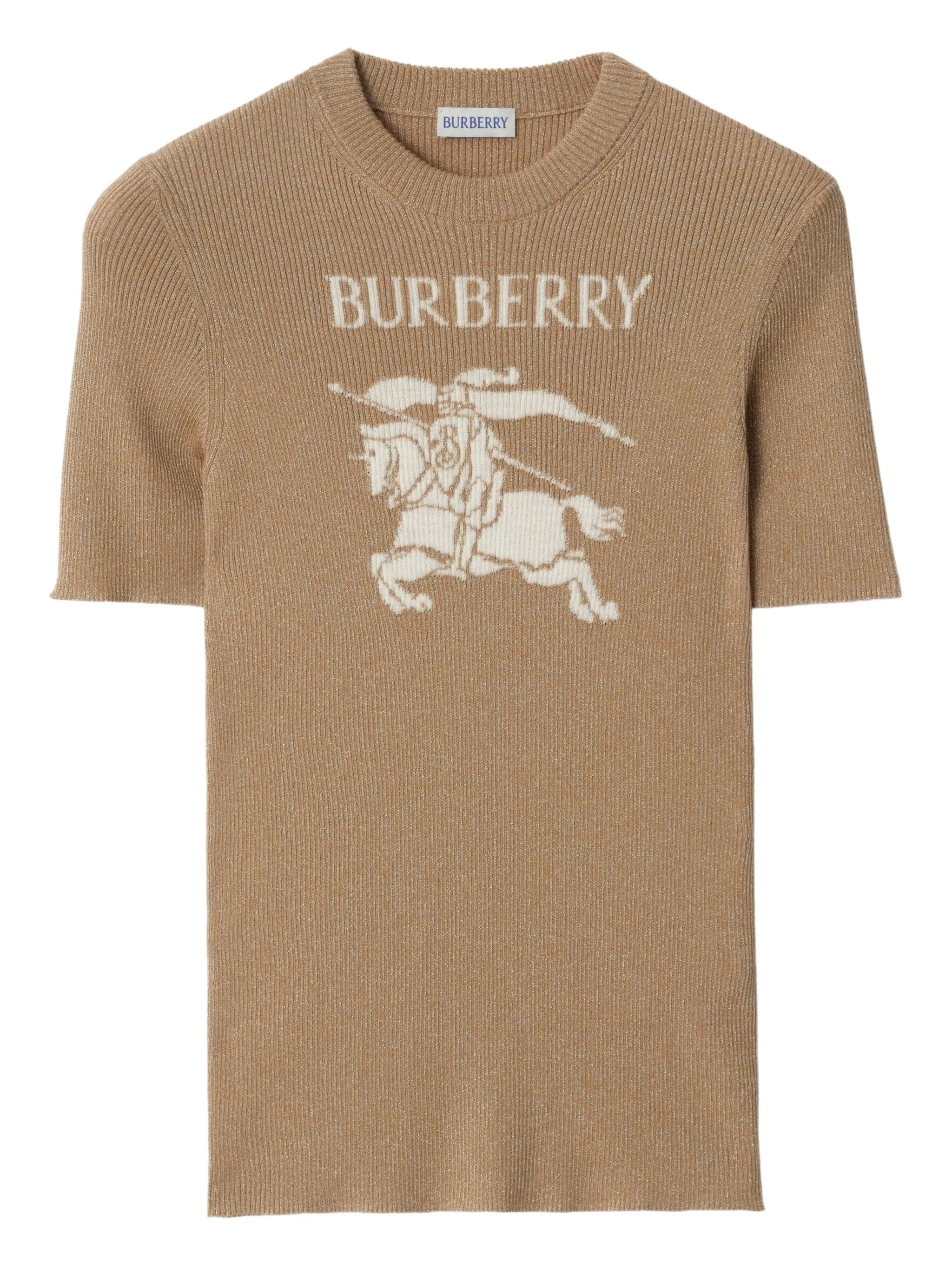 

Футболка Equestrian Knight Burberry, бежевый
