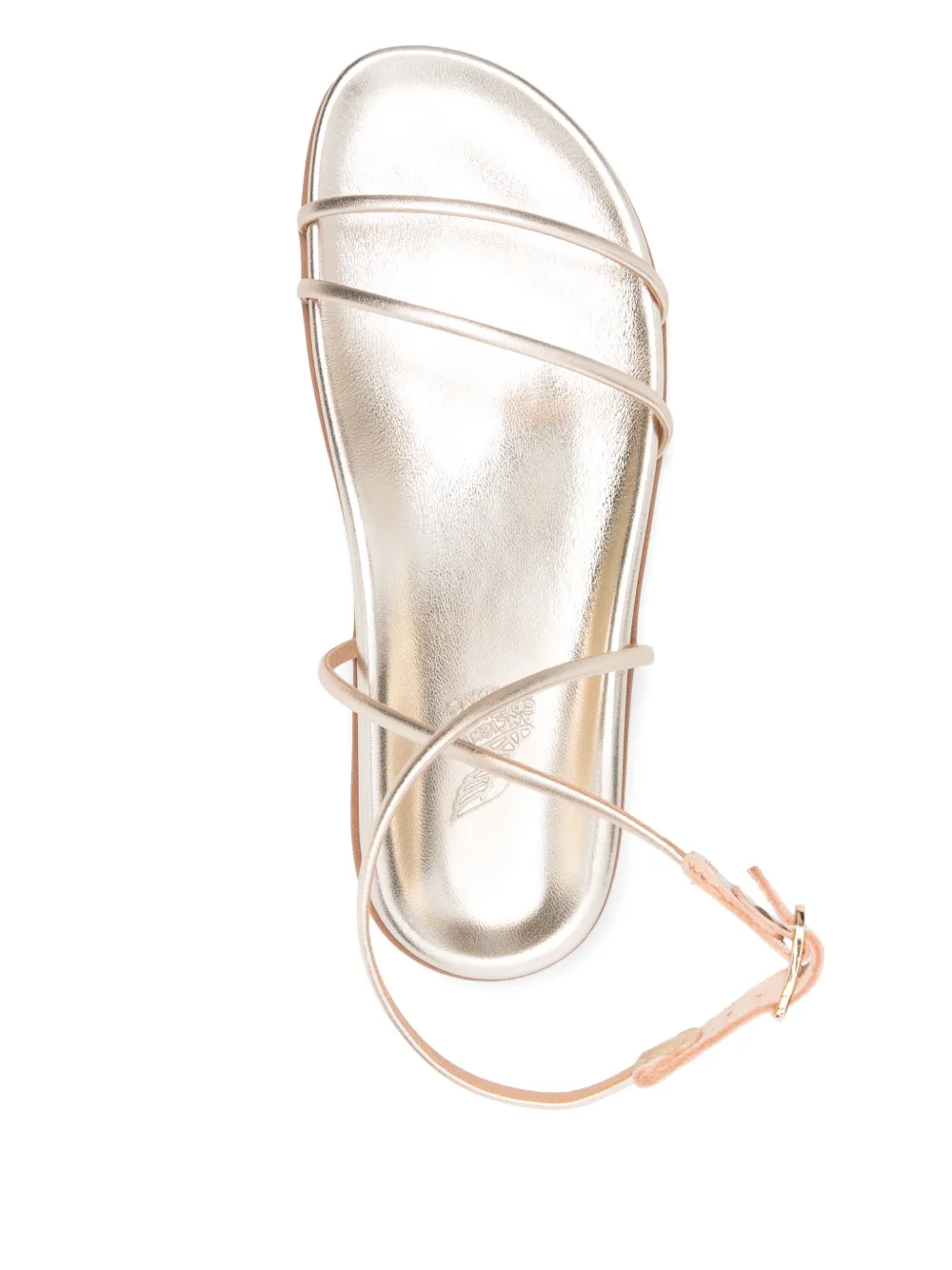Босоножки с ремешком на щиколотке Ancient Greek Sandals, золотой — фото 4