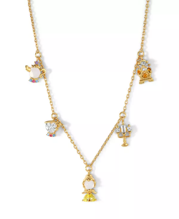 

Разноцветное ожерелье Disney «Красавица и чудовище» Girls Crew, gold