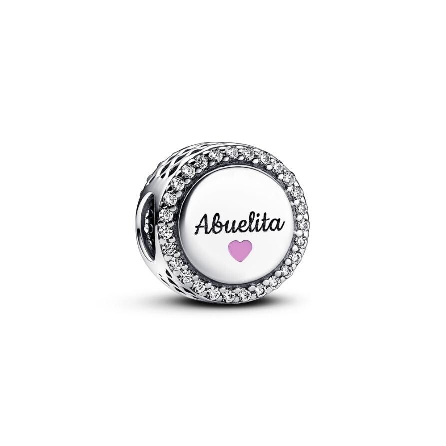 

Шарм Love Abuelita Engravable Pandora, стерлинговое серебро