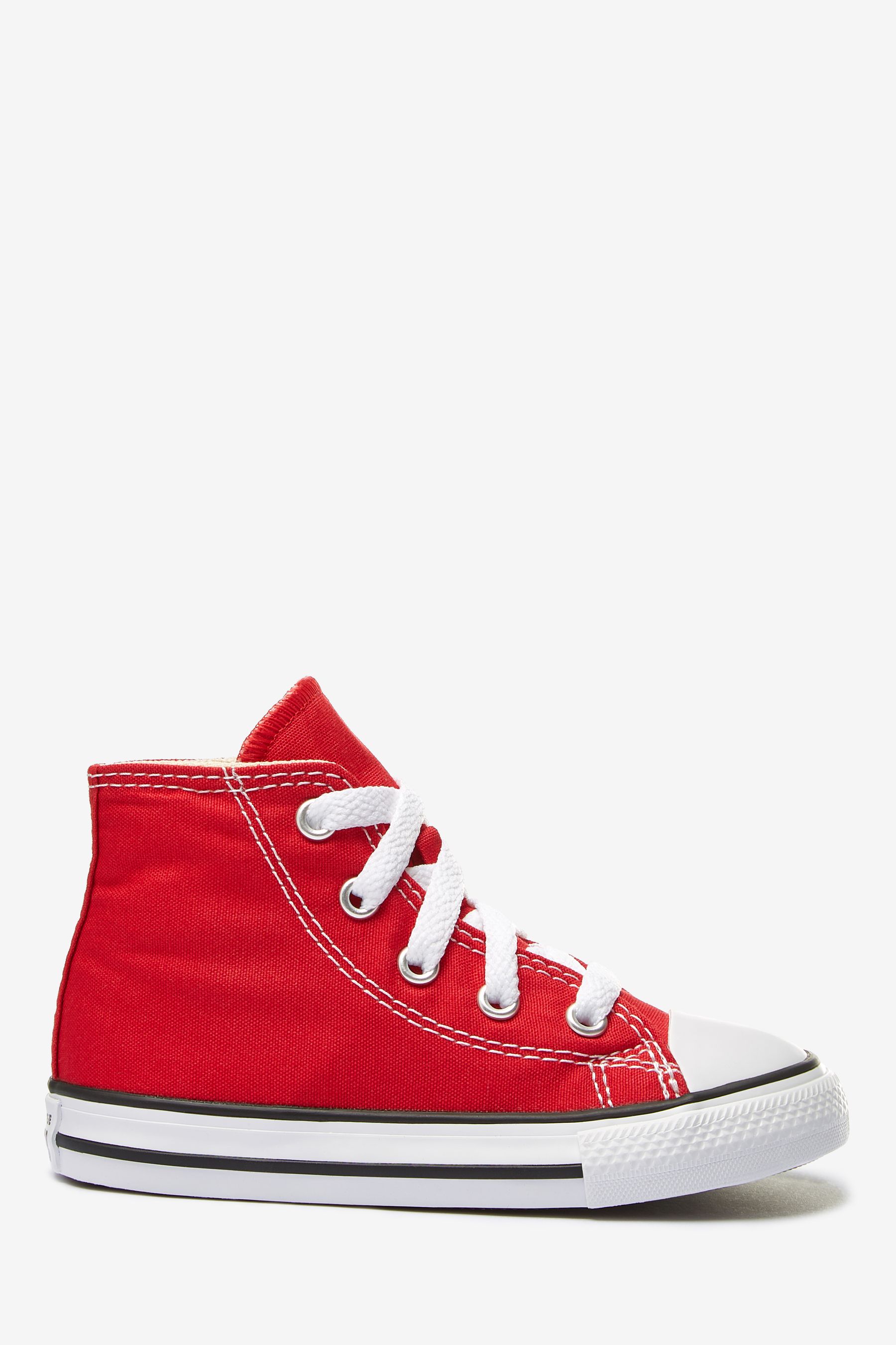 

Детские кроссовки Chuck Taylor с высоким верхом Converse, красный