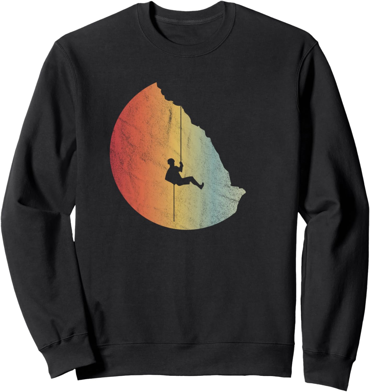 

Толстовка с рисунком «Радуга и скалолазание» для мужчин, женщин и детей Hiking In The Mountains, Gifts For The Mountains, Funny Sayings, черный