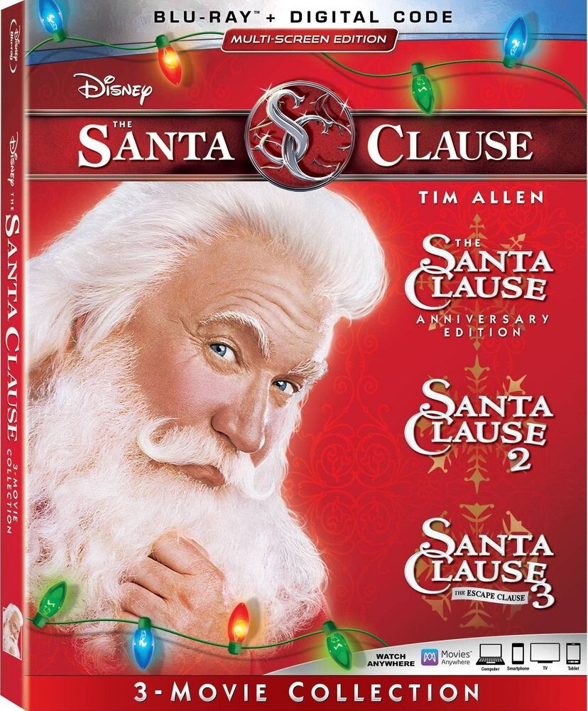 

Диск Blu-ray The Santa Clause: 3 Movie Collection