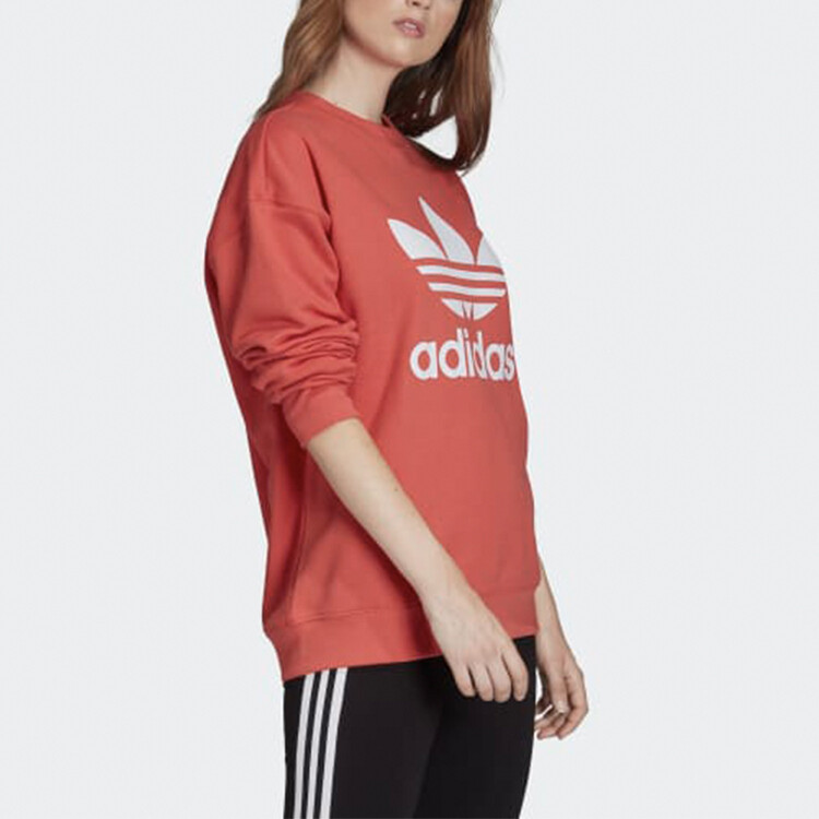 Толстовка женская красная Adidas Originals — фото 3