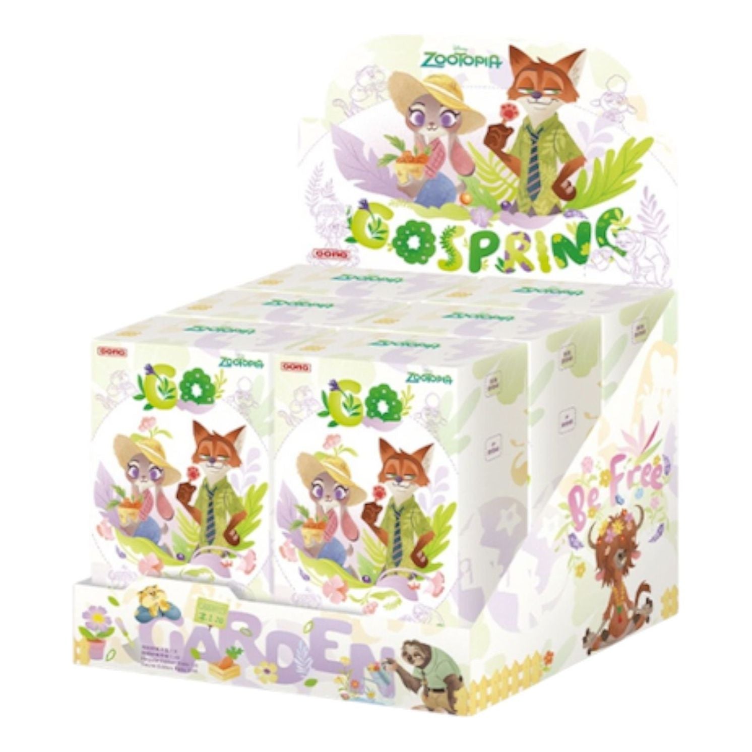 

Фигурка Pop Mart Nick, Judy, Lightning, Officer Benjamin Acrylic Music Keychain Sealed Box (6 Blind Boxes)