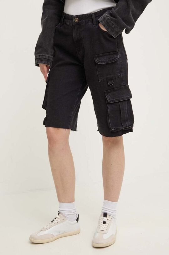 

Джинсовые шорты Answear Lab, черный