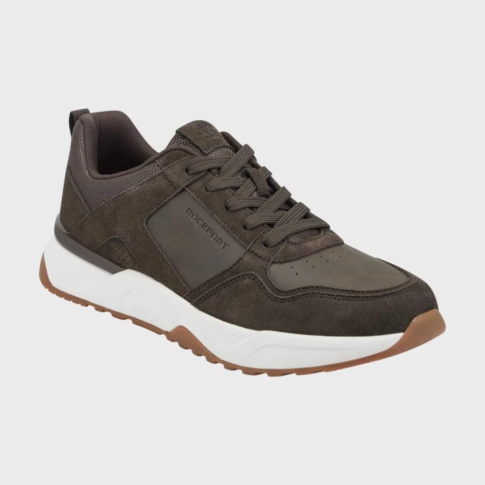 Мужские низкие кроссовки Prowalker Norris тёмно-коричневые от Rockport