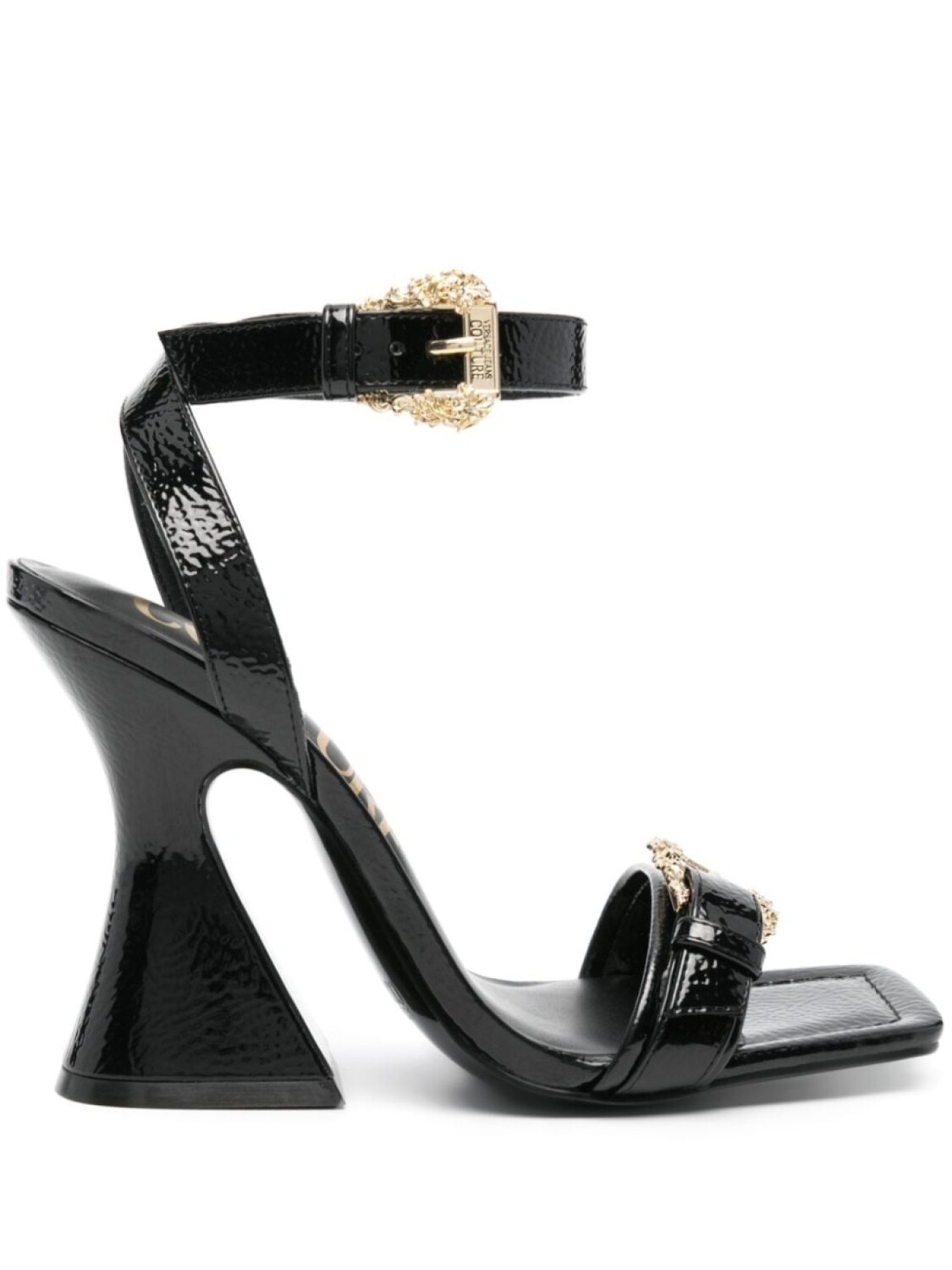 

Versace Jeans Couture босоножки с пряжками, черный