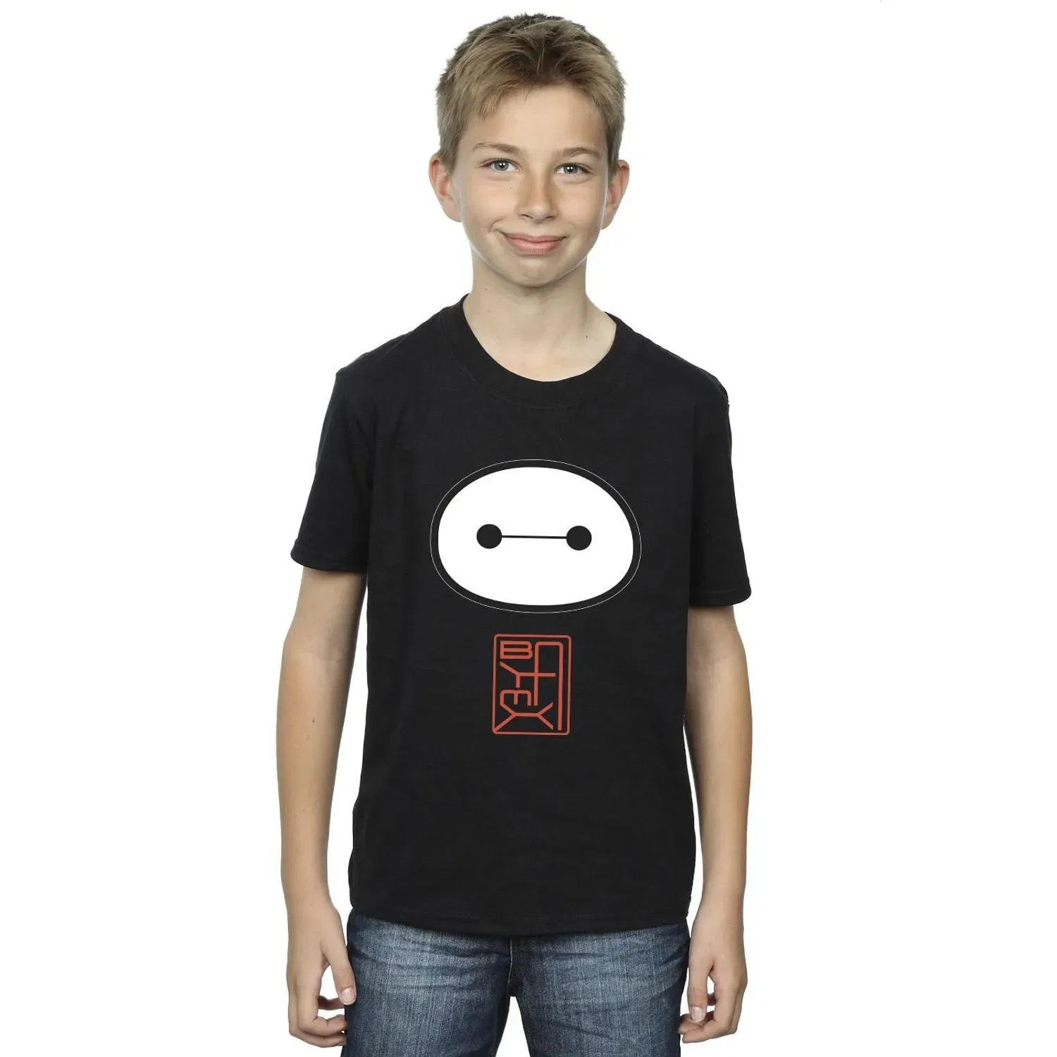 Футболка Big Hero 6 Baymax Disney, черный
