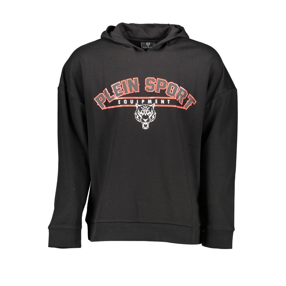 

Черный хлопковый свитер Plein Sport