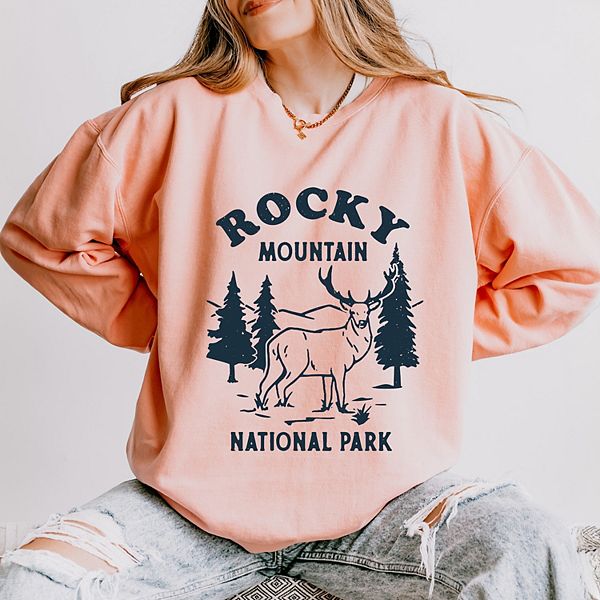 

Винтажный свитшот с эффектом поношенности Rocky Mountain National Park Simply Sage Market, Peachy, Зеленый, Винтажный свитшот с эффектом поношенности Rocky Mountain National Park Simply Sage Market, Peachy