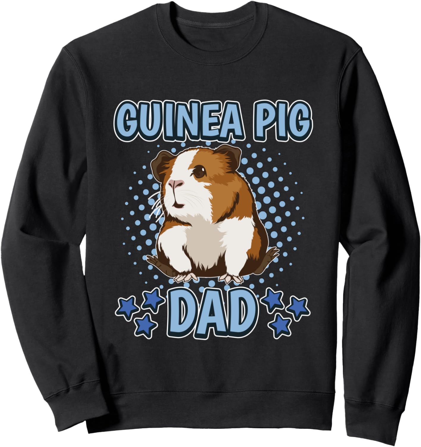 

Толстовка с изображением морской свинки для папы-молмота ко Дню отца Funny Guinea Pigs Outfits, черный