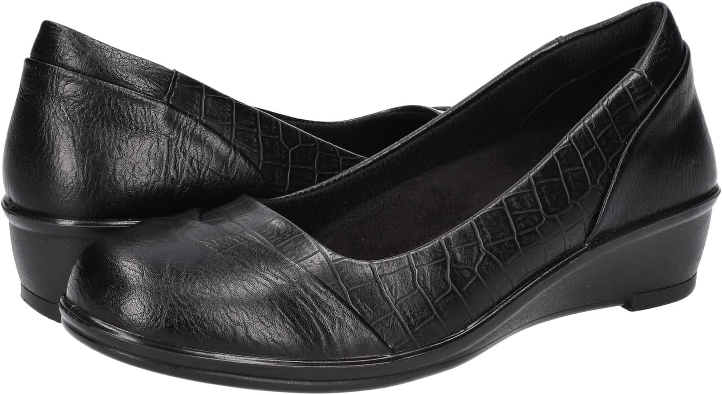 Балетки Easy Street Bernice, цвет Black/Croco