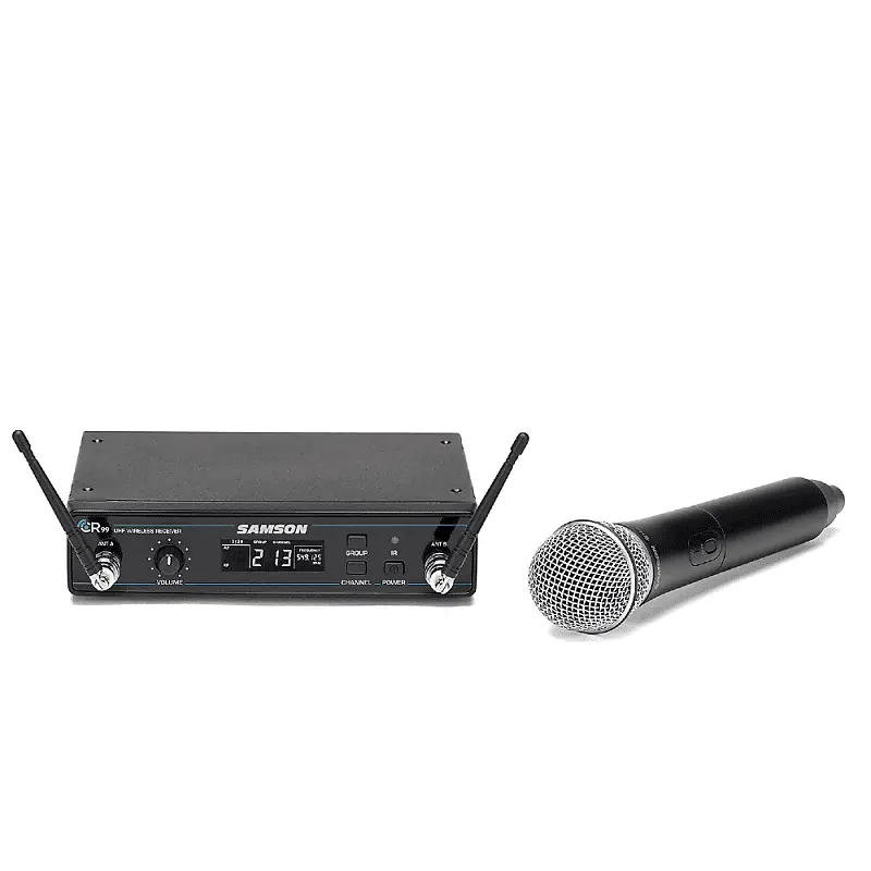 

Микрофон Samson Concert 99 Frequency-Agile UHF Wireless Handheld Mic System - D Band (542–566 MHz)