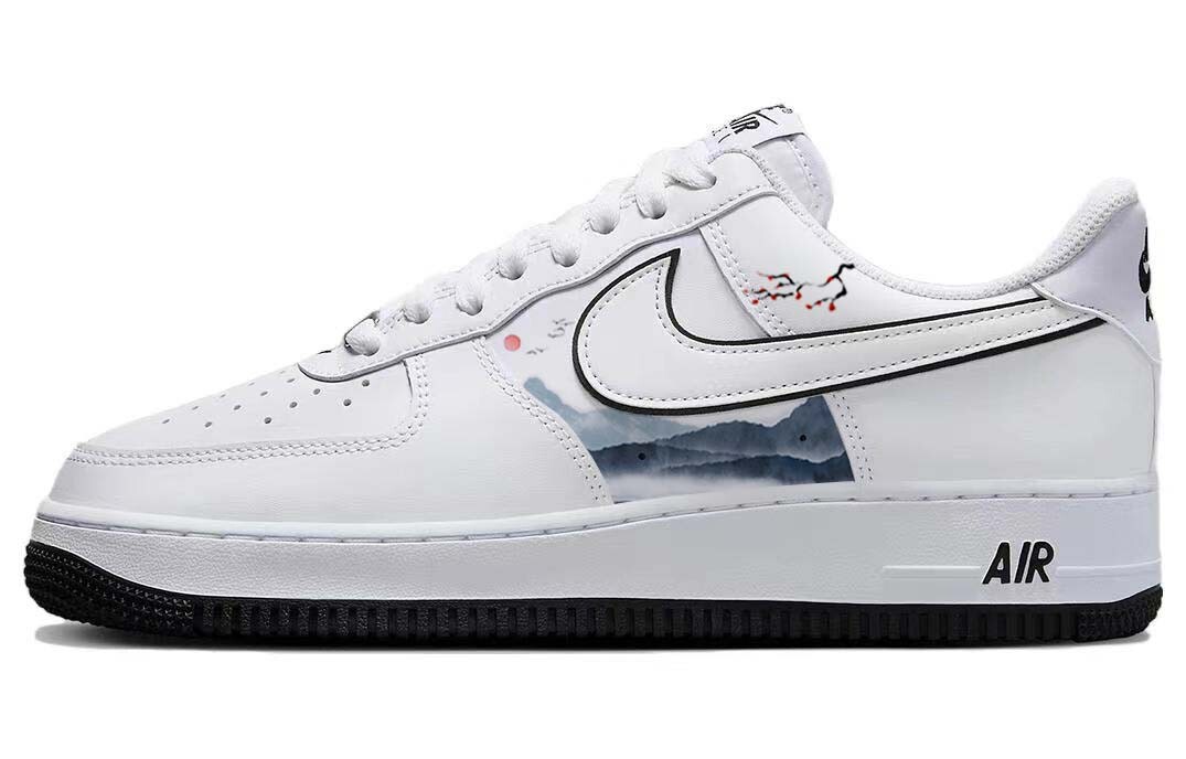 

Кроссовки Nike Air Force 1 Skateboard Shoes Men Low-Top White Black, белый