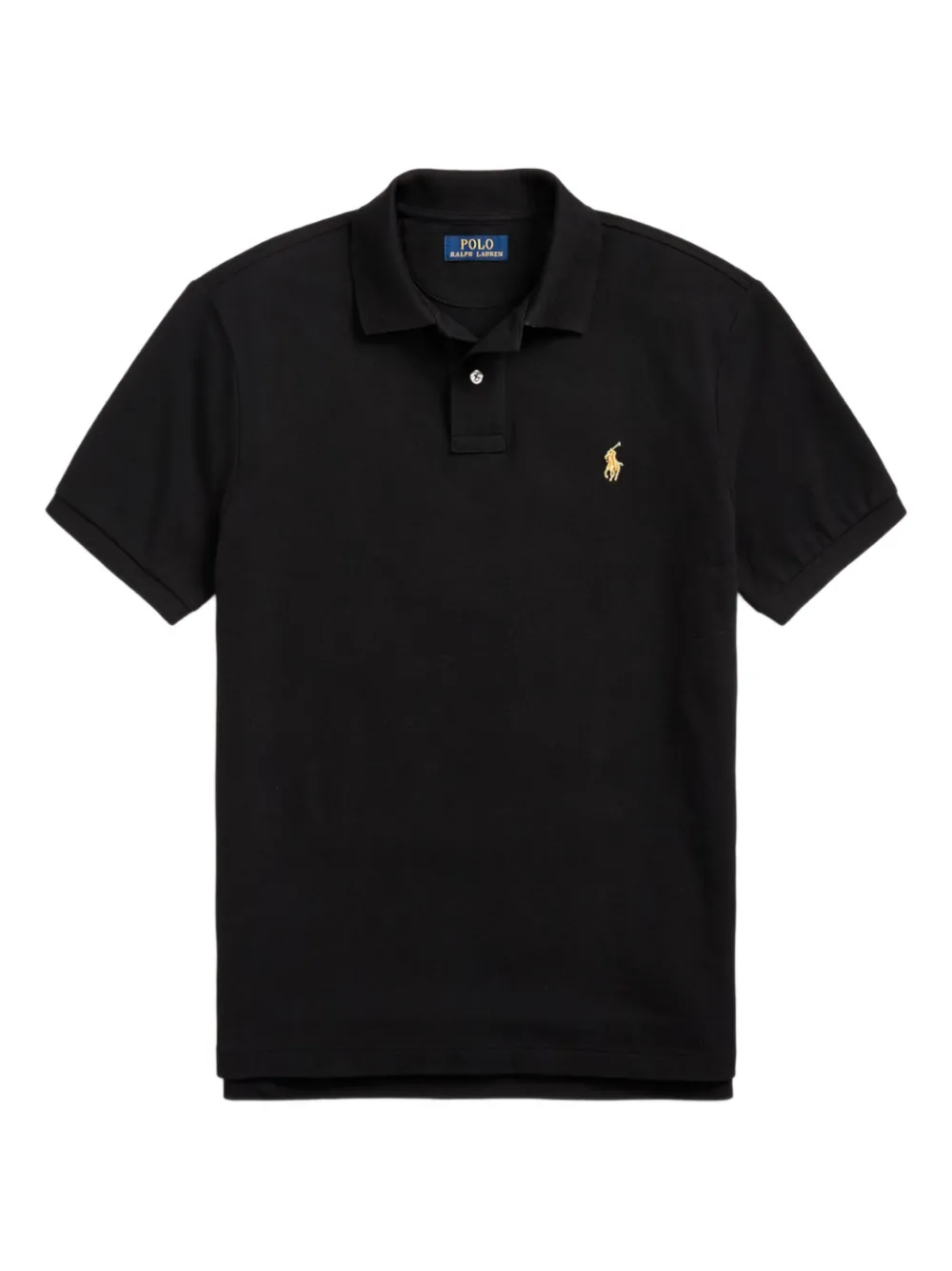 

Рубашка поло с логотипом Polo Pony Polo Ralph Lauren, черный
