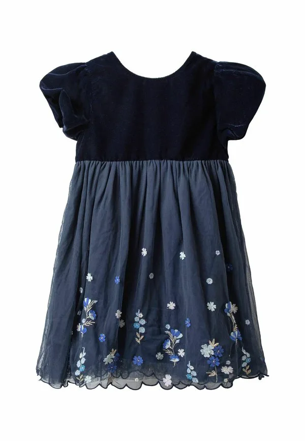 Коктейльное платье/вечернее платье Jojo Maman Bébé, Navy Blue Blossom