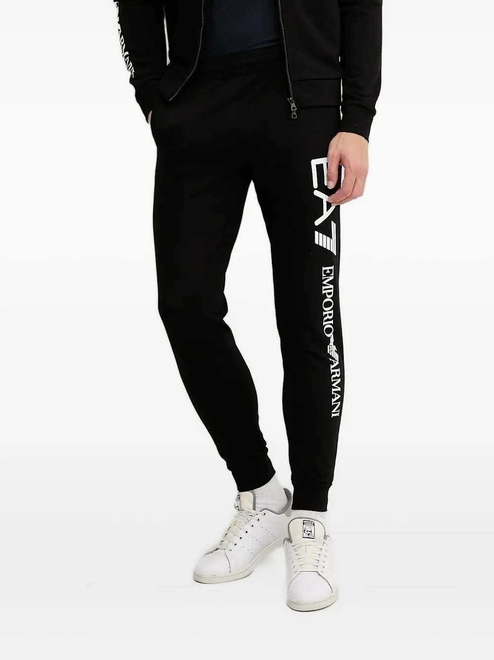 

Спортивные брюки с логотипом Ea7 Emporio Armani, черный