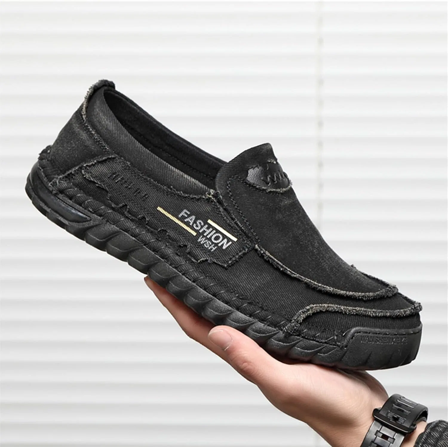 Лоферы мужские Handmade, Black SywzX&xfybz — фото 4