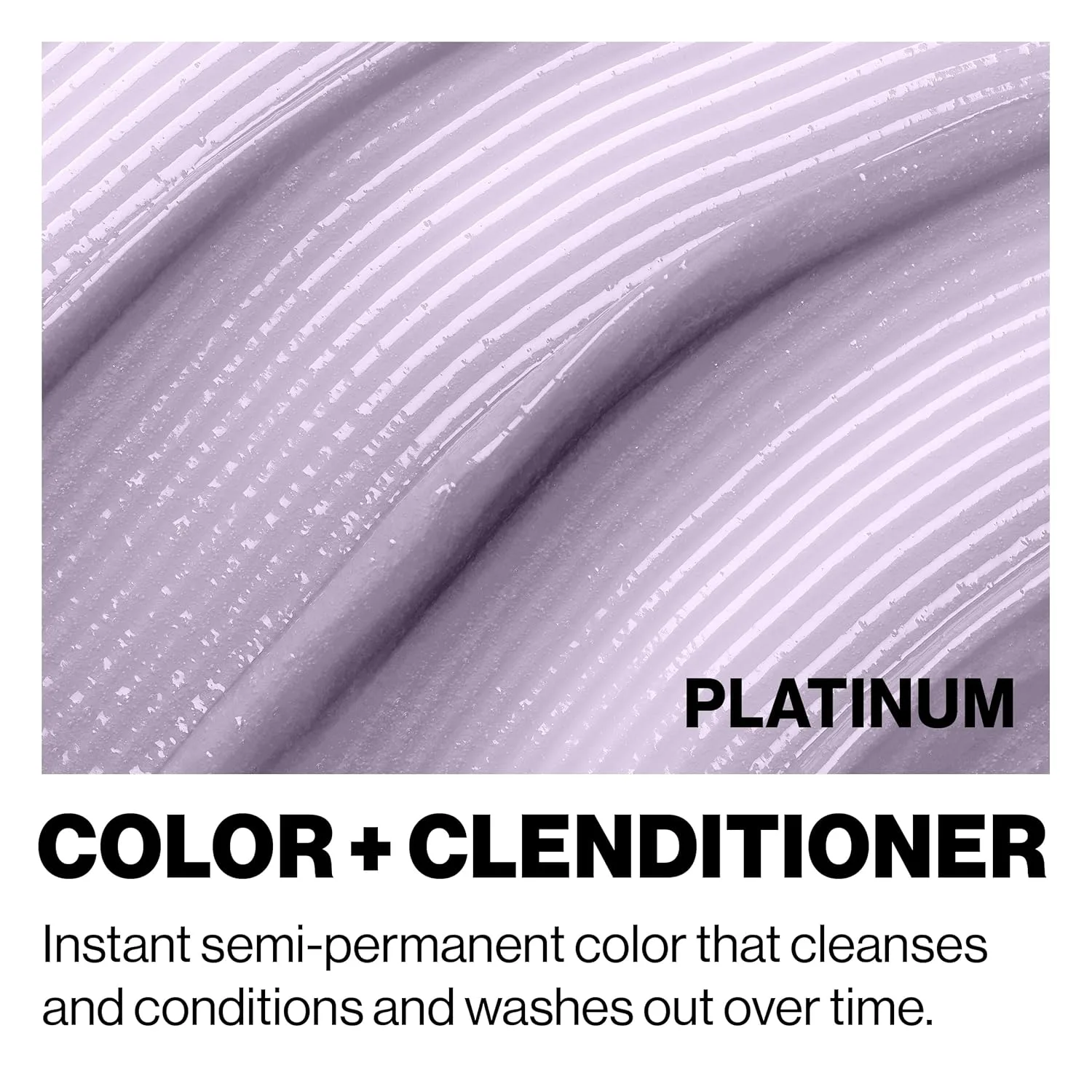 Keracolor Color + Clenditioner 3-в-1: кондиционер для окрашивания, мягкий очищающий кондиционер, полуперманентная краска для волос, 9 оттенков, 33,8 жидких унций, Platinum — фото 3