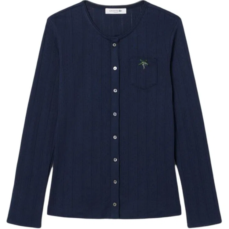 Трикотаж LACOSTE темно-синий, базовый, универсальный