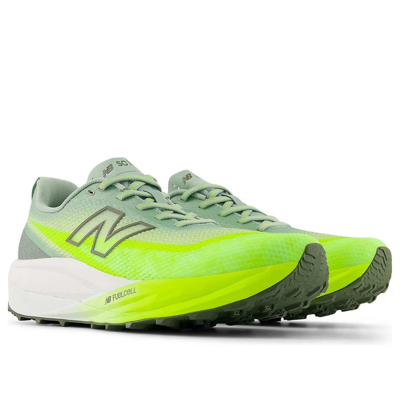 New Balance FuelCell SuperComp Trail v2 'Alkaline Green Dark Olivine' — фото 4