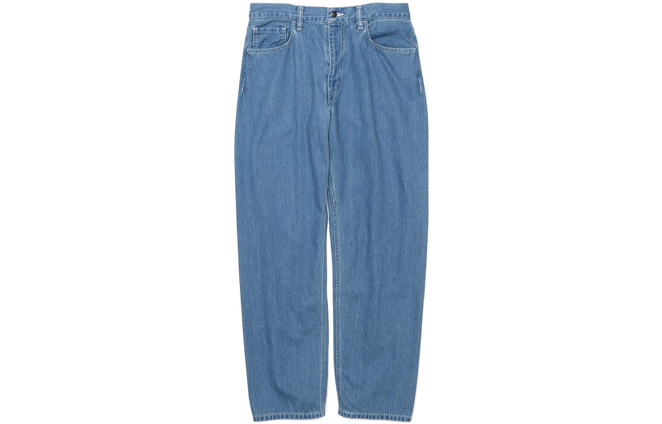 

SS23 Pockets Straight джинсы Unisex Nanamica, светло-голубой