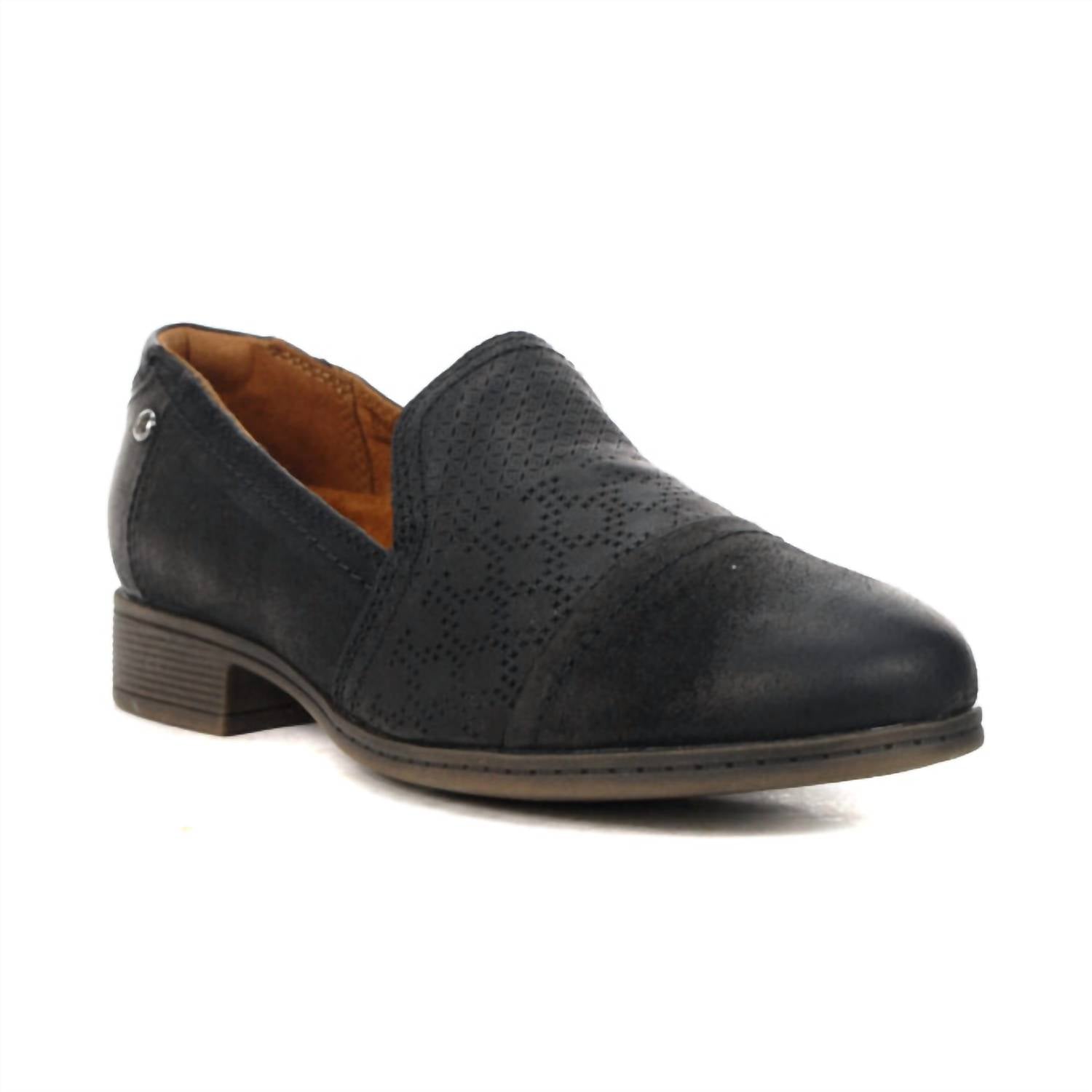 Женские слипоны Crosbie в черном цвете Rockport